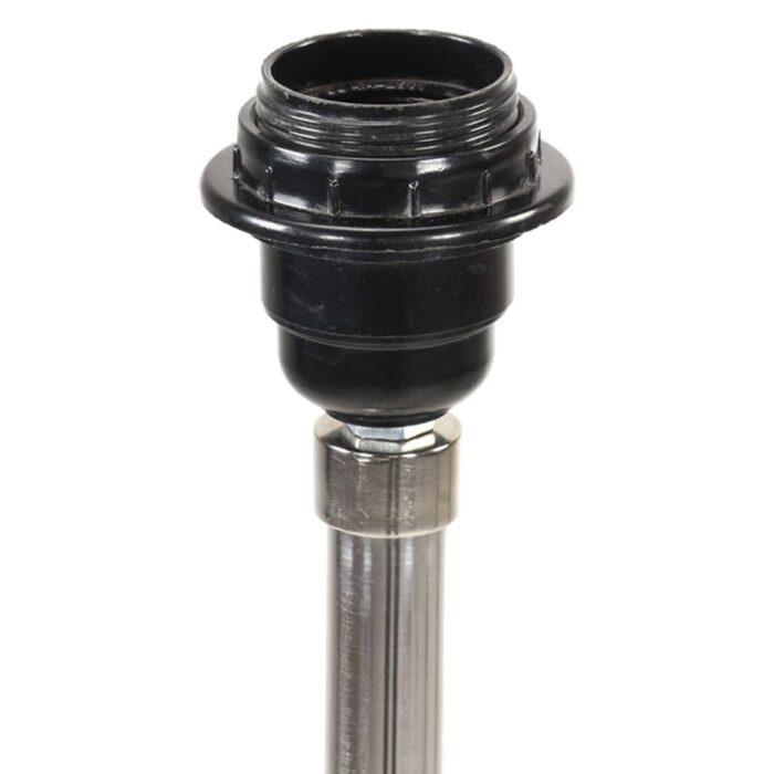 Lampadaire à trépied Marron miel et noir Bois de teck 141 cm – Image 3