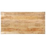 Table à manger 140x70x76 cm Bois de manguier brut massif – Image 3