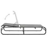 Chaise longue Aluminium et textilène – Image 2