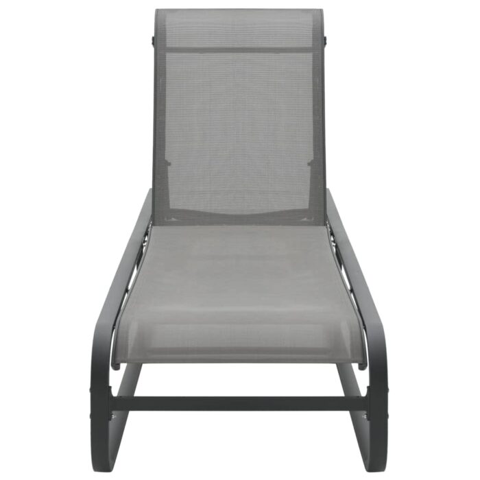 Chaise longue Aluminium et textilène – Image 3