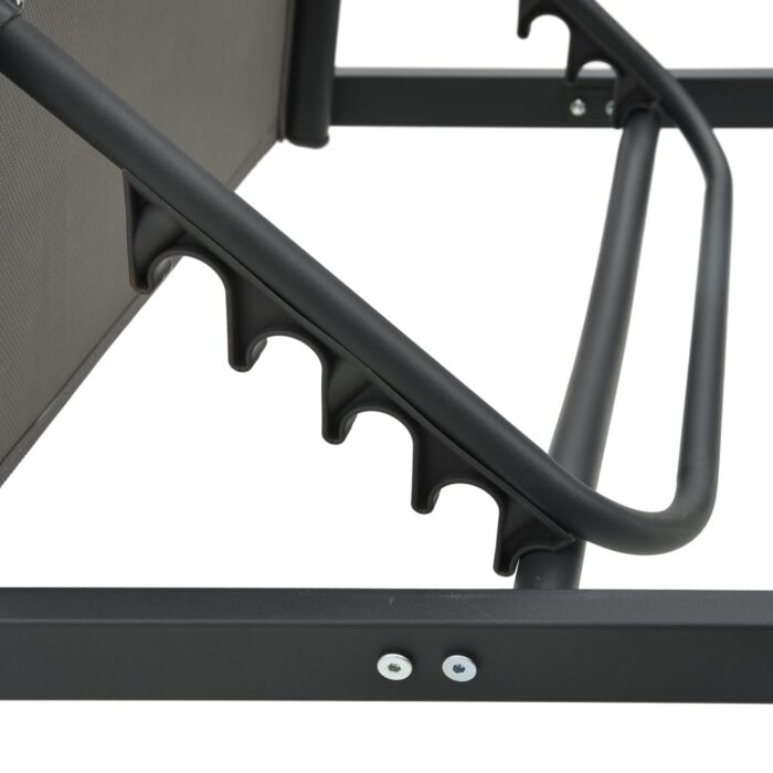 Chaise longue Aluminium et textilène – Image 5