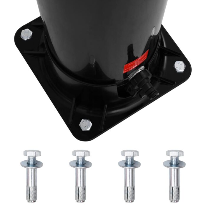 Douche solaire d'extérieur avec pomme de douche et robinet 40 L – Image 9