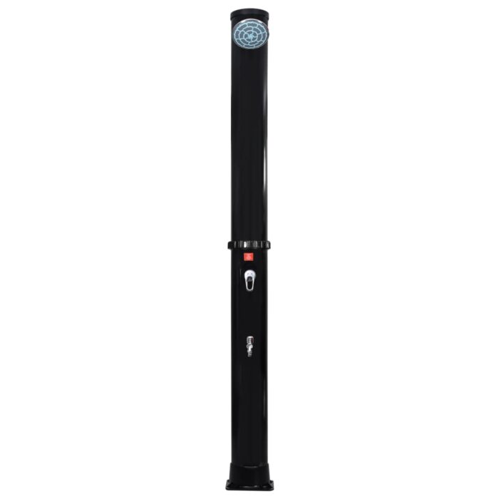 Douche solaire d'extérieur avec pomme de douche et robinet 40 L – Image 3