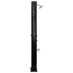 Douche solaire d'extérieur avec pomme de douche et robinet 40 L – Image 4