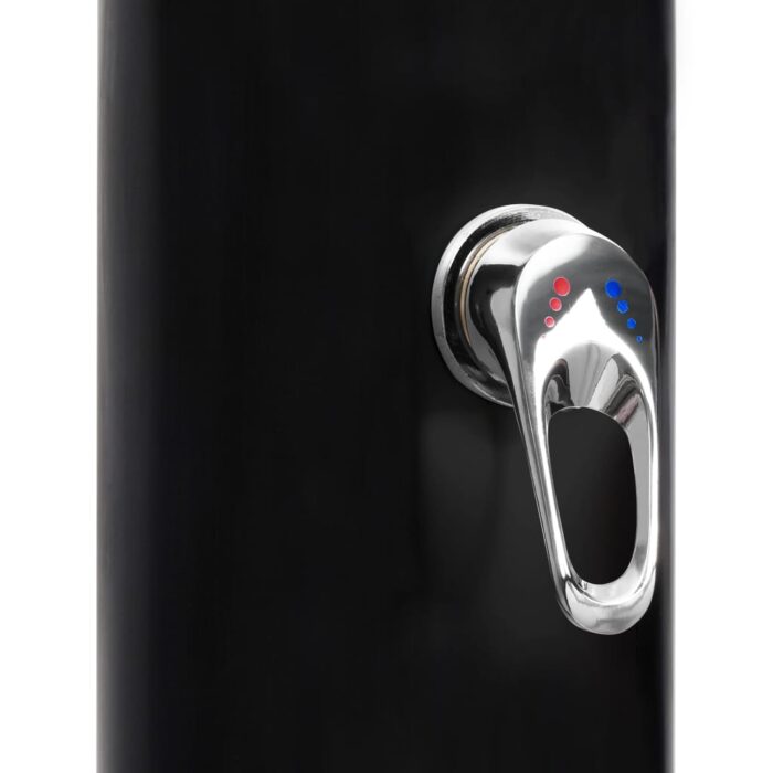 Douche solaire d'extérieur avec pomme de douche et robinet 40 L – Image 6