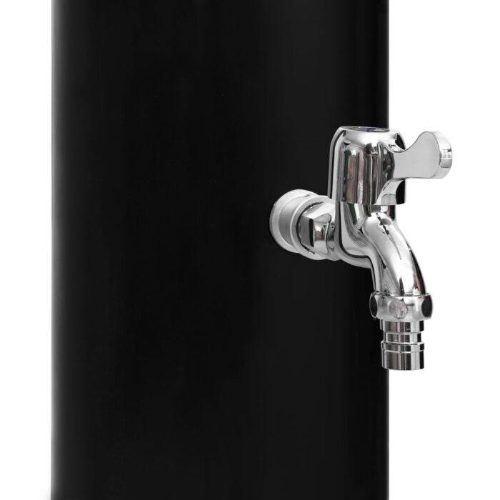 Douche solaire d'extérieur avec pomme de douche et robinet 40 L – Image 7
