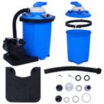 Pompe de filtration à sable avec minuterie 550 W 50 L – Image 12