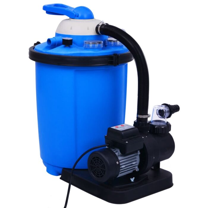 Pompe de filtration à sable avec minuterie 550 W 50 L – Image 2