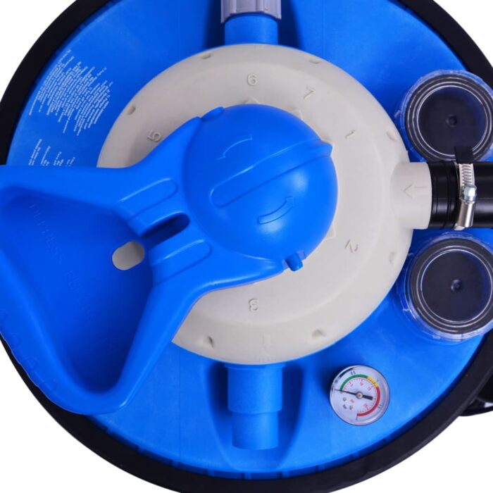 Pompe de filtration à sable avec minuterie 550 W 50 L – Image 5
