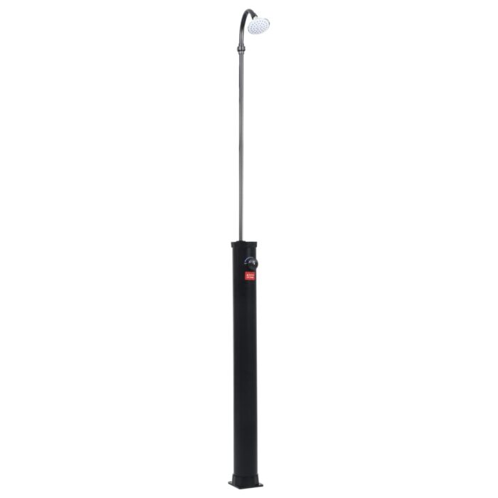 Douche solaire de jardin Noir 215 cm 8 L – Image 2