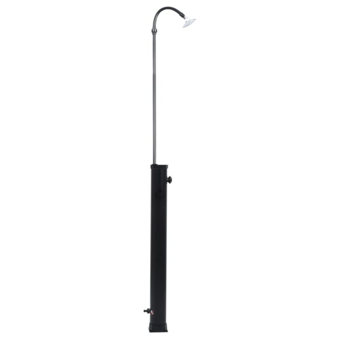 Douche solaire de jardin Noir 215 cm 8 L – Image 4