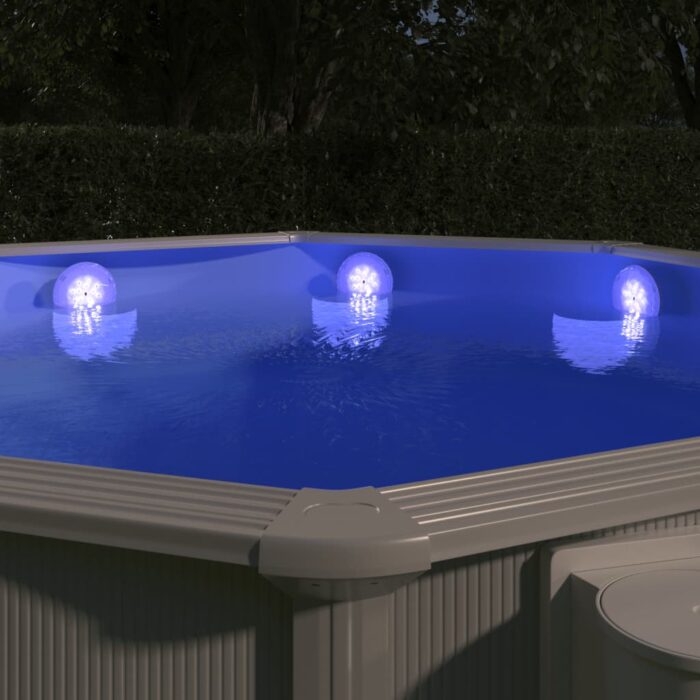 Lampe LED flottante submersible de piscine Multicolore – Image 1