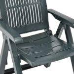 Chaises inclinables de jardin lot de 2 Plastique Vert – Image 7