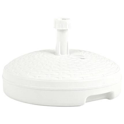 Socle de parasol rempli de sable/d'eau 20 L Plastique rotin