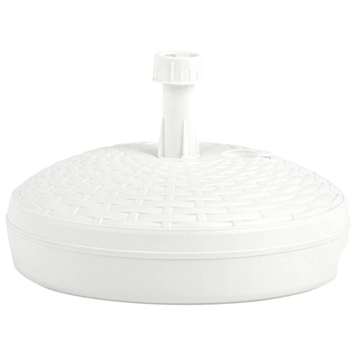 Socle de parasol rempli de sable/d'eau 20 L Plastique rotin – Image 2