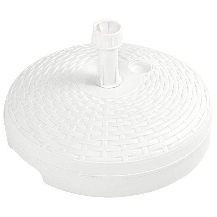 Socle de parasol rempli de sable/d'eau 20 L Plastique rotin – Image 3