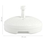 Socle de parasol rempli de sable/d'eau 20 L Plastique rotin – Image 5