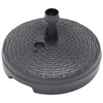 Socle de parasol rempli de sable/d'eau 20 L Plastique rotin – Image 3