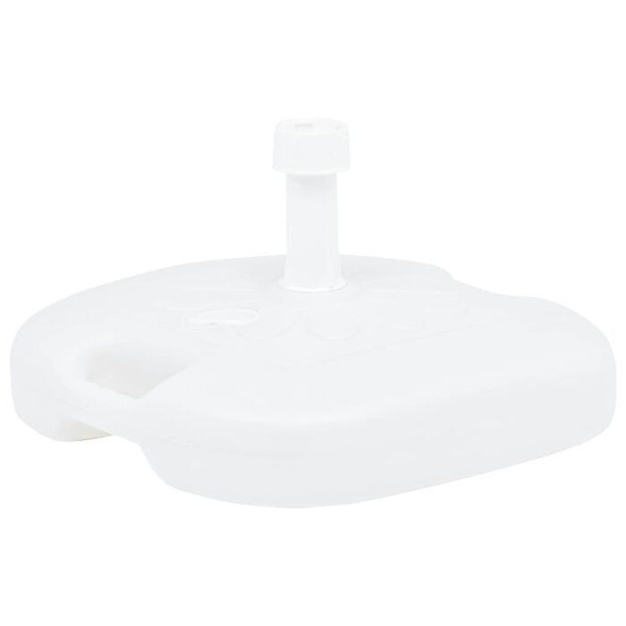 VXL8719883859569_a_en_hd_1.jpg Socle de parasol rempli de sable/d'eau 16 L Blanc Plastique – Image 1