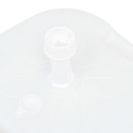 Socle de parasol rempli de sable/d'eau 16 L Blanc Plastique – Image 4