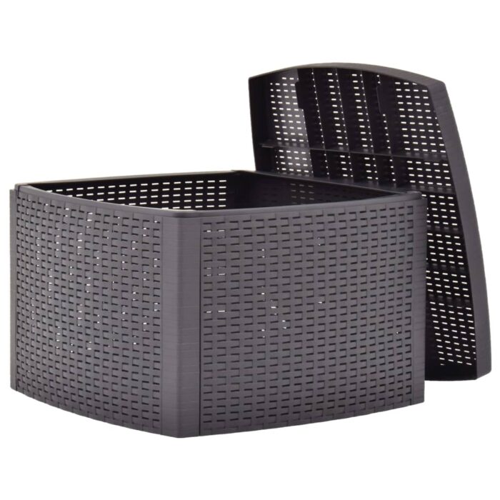 Table d'appoint Mocha 54x54x36,5 cm Plastique – Image 2