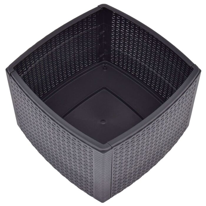 Table d'appoint Mocha 54x54x36,5 cm Plastique – Image 3