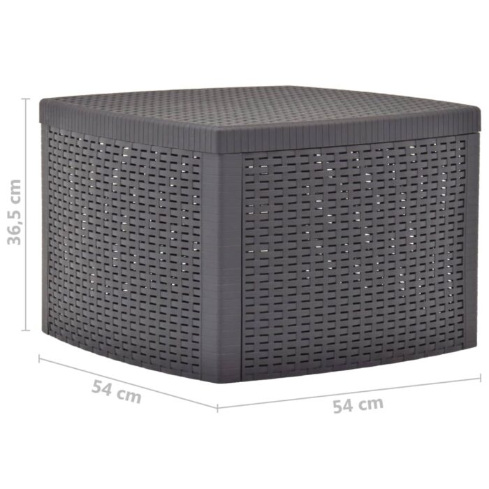 Table d'appoint Mocha 54x54x36,5 cm Plastique – Image 5