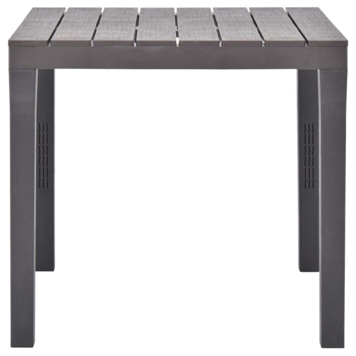 Table de jardin Moka 78x78x72 cm Plastique – Image 2