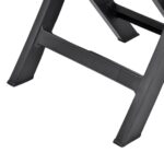 Chaises de jardin pliables lot de 2 Plastique Anthracite – Image 7
