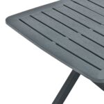 Table pliable de jardin Vert 79x72x70 cm Plastique – Image 5