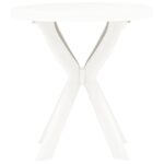 Table de bistro Blanc Ø70 cm Plastique – Image 2