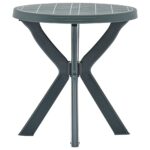 Table de bistro Blanc Ø70 cm Plastique – Image 2