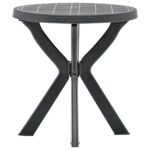 Table de bistro Anthracite Ø70 cm Plastique