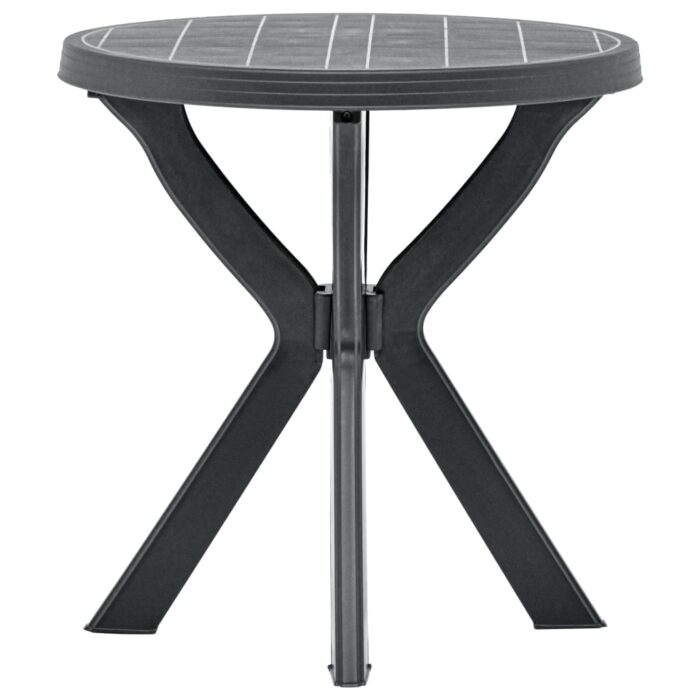 Table de bistro Anthracite Ø70 cm Plastique – Image 1