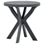 Table de bistro Anthracite Ø70 cm Plastique – Image 2