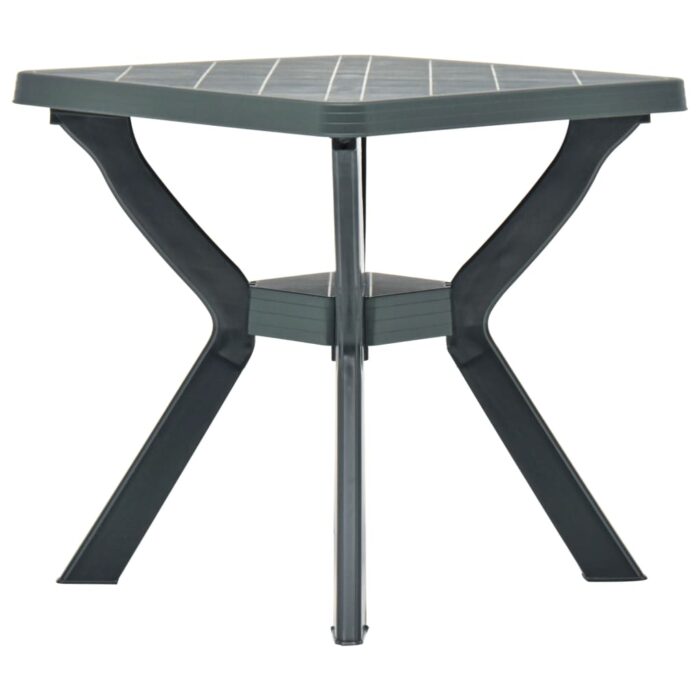 Table de bistro Vert 70x70x72 cm Plastique – Image 1