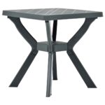 Table de bistro Vert 70x70x72 cm Plastique – Image 2