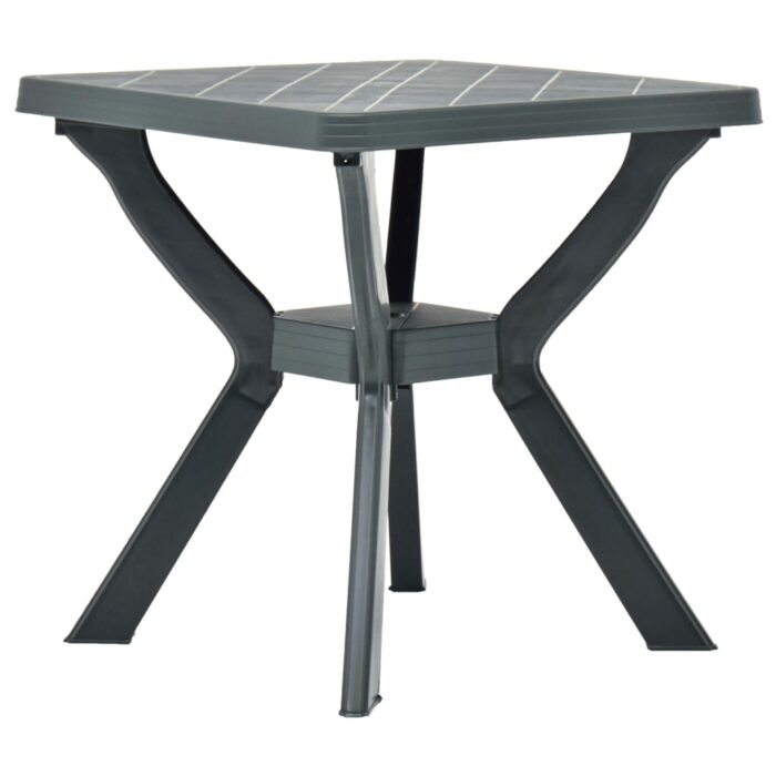 Table de bistro Vert 70x70x72 cm Plastique – Image 2