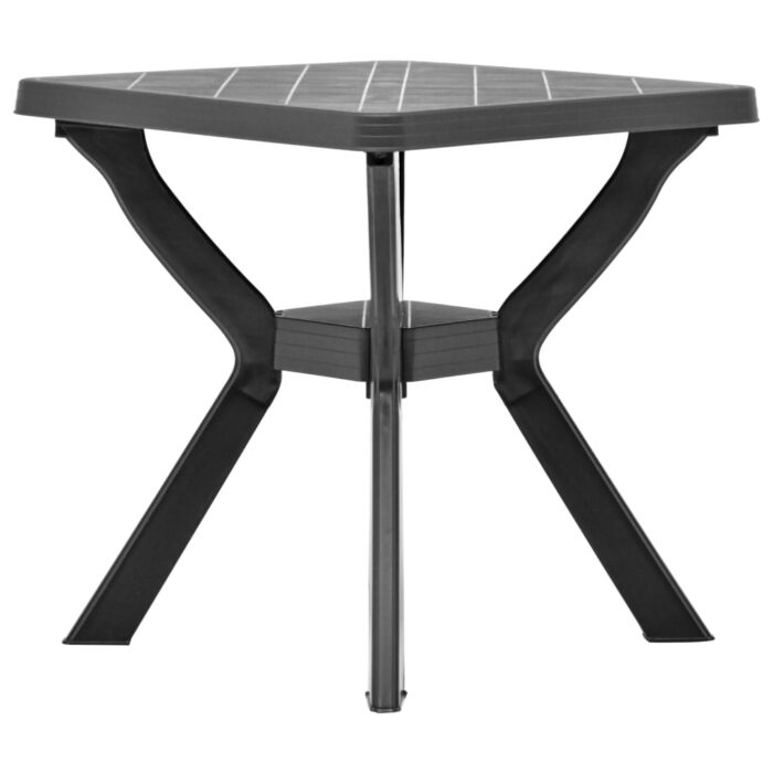 Table de bistro Anthracite 70x70x72 cm Plastique – Image 2