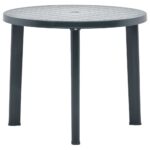 Table de jardin Vert 89 cm Plastique