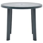 Table de jardin Vert 89 cm Plastique – Image 2
