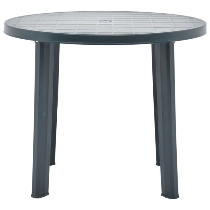 Table de jardin Vert 89 cm Plastique – Image 2
