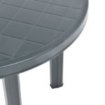Table de jardin Vert 89 cm Plastique – Image 3