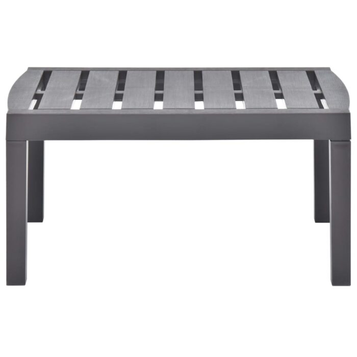 Table de jardin Moka 78x55x38 cm Plastique – Image 2