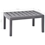 Table de jardin Moka 78x55x38 cm Plastique – Image 4