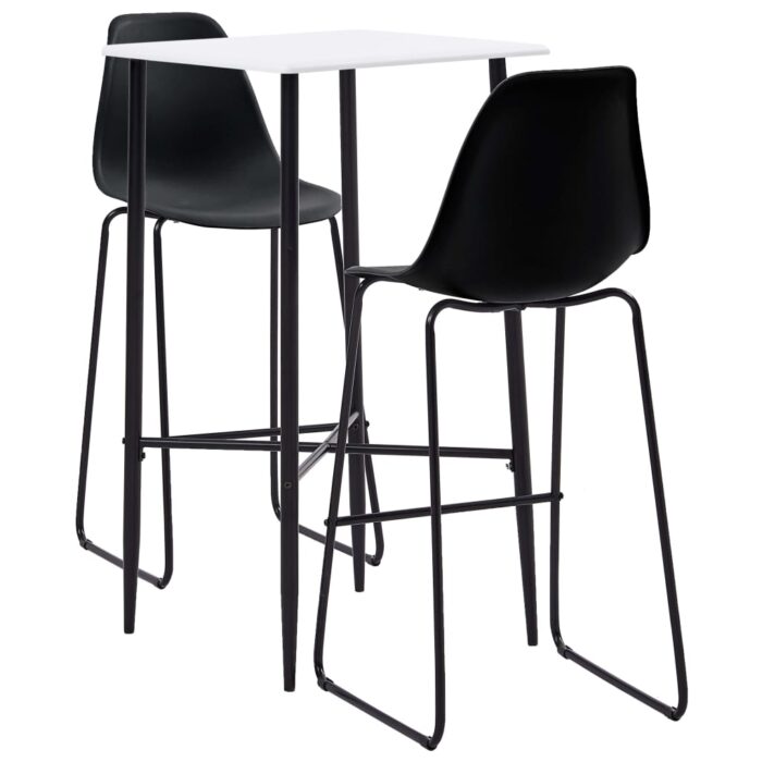 Ensemble de bar 3 pcs Plastique Noir – Image 1