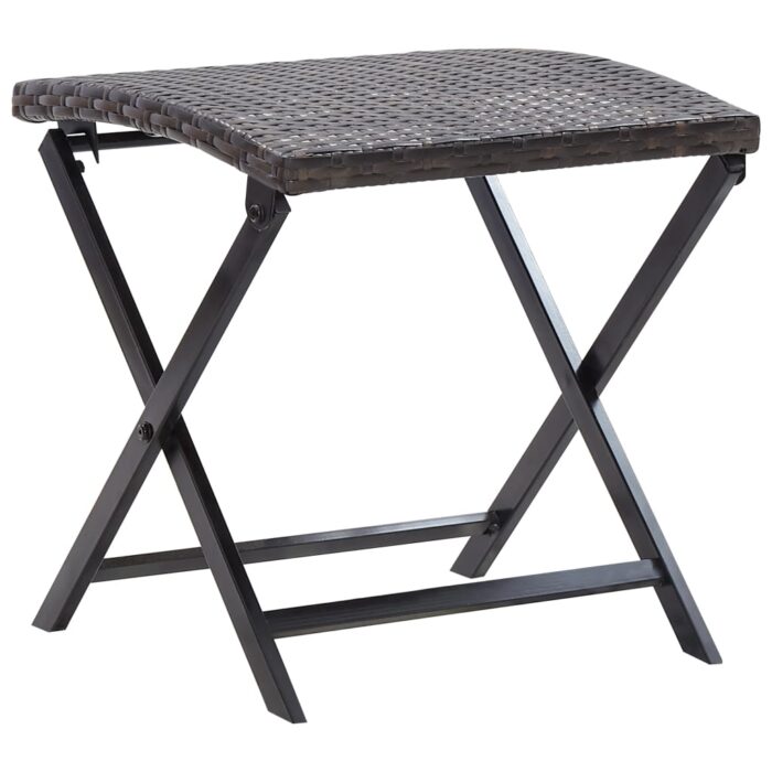 VXL8719883860367_a_en_hd_1.jpg Tabouret pliable Résine tressée Marron – Image 1