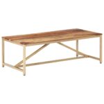 Table basse 120x60x40 cm Bois massif – Image 10