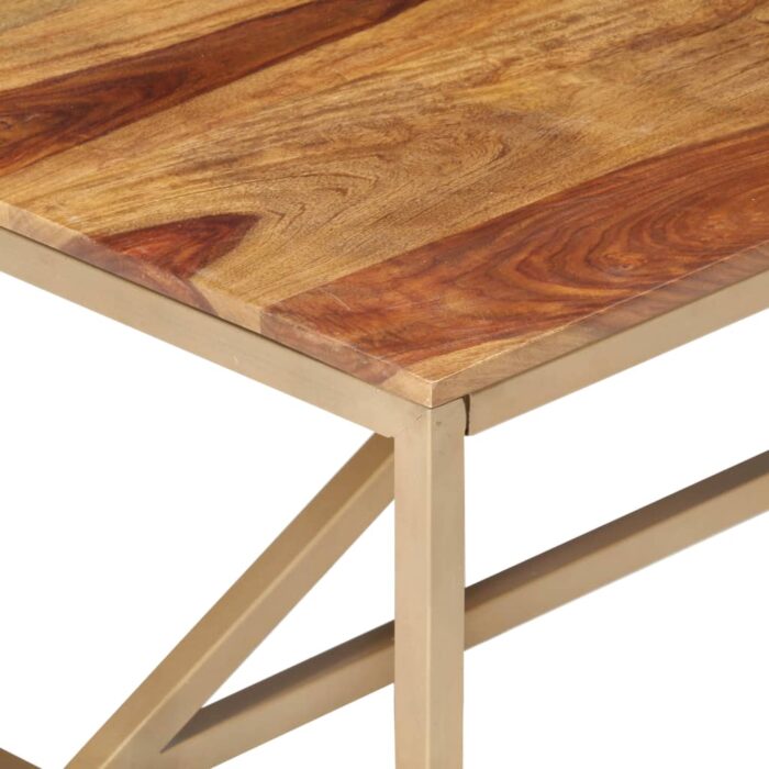 Table basse 120x60x40 cm Bois massif – Image 3