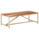 Table basse 120x60x40 cm Bois massif – Image 7
